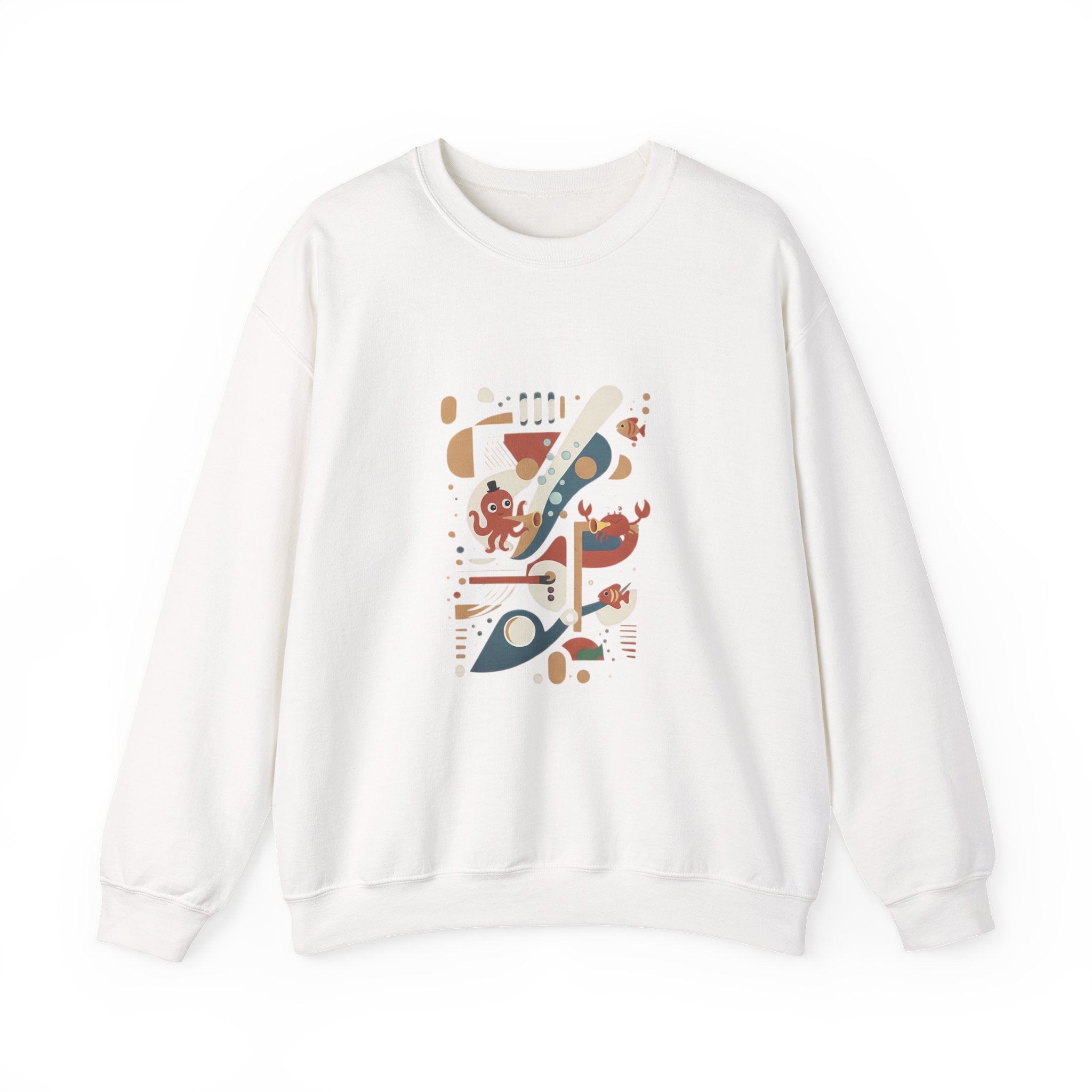 Abstract Music Crewneck Sweatshirt