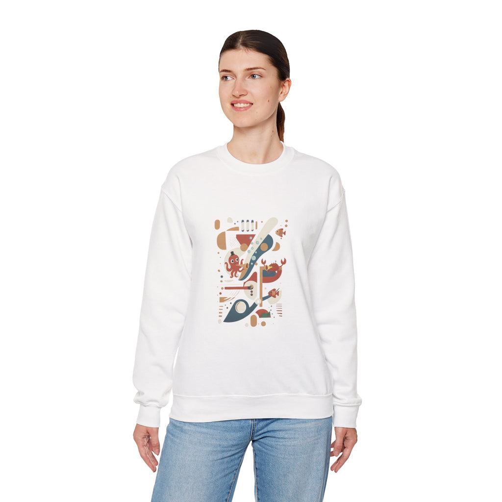Abstract Music Crewneck Sweatshirt
