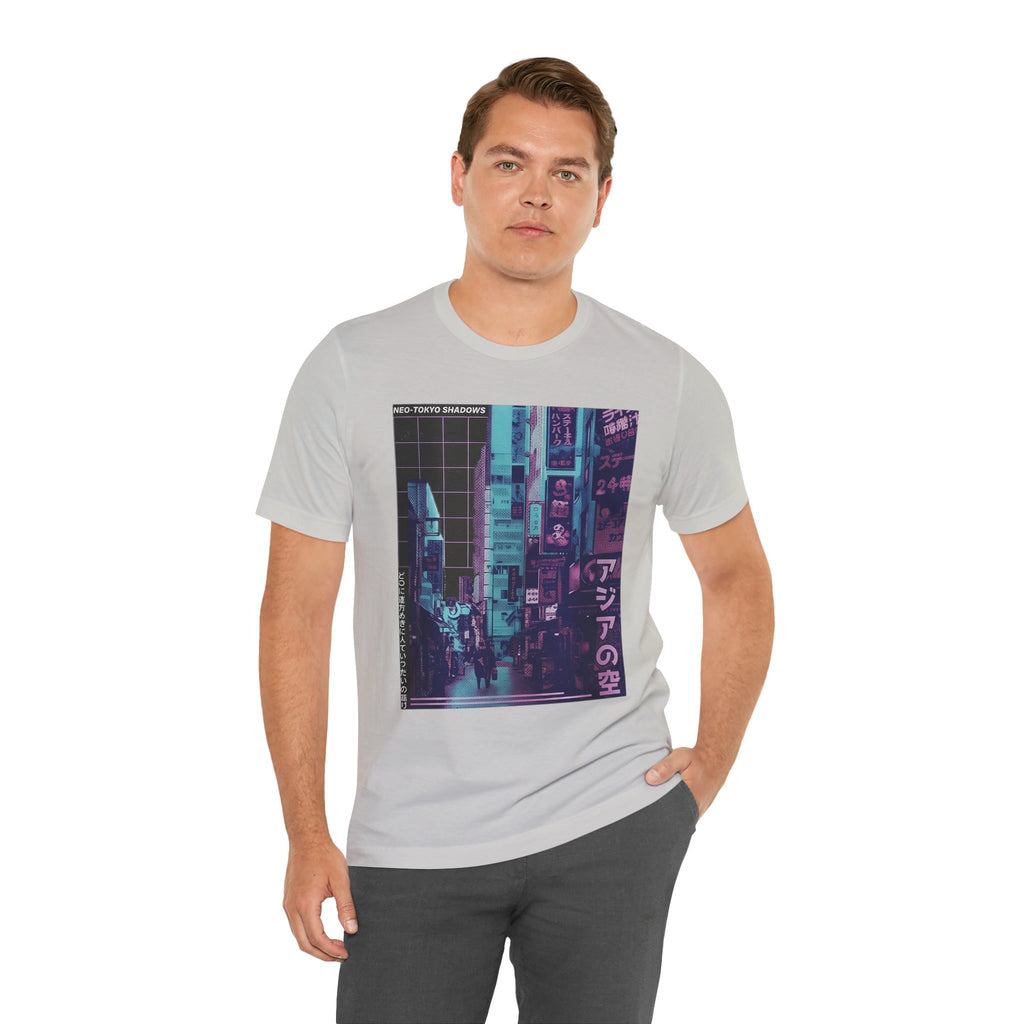 Vaporwave Tokyo Street T-Shirt — Retro Neon Japan Aesthetic Tee
