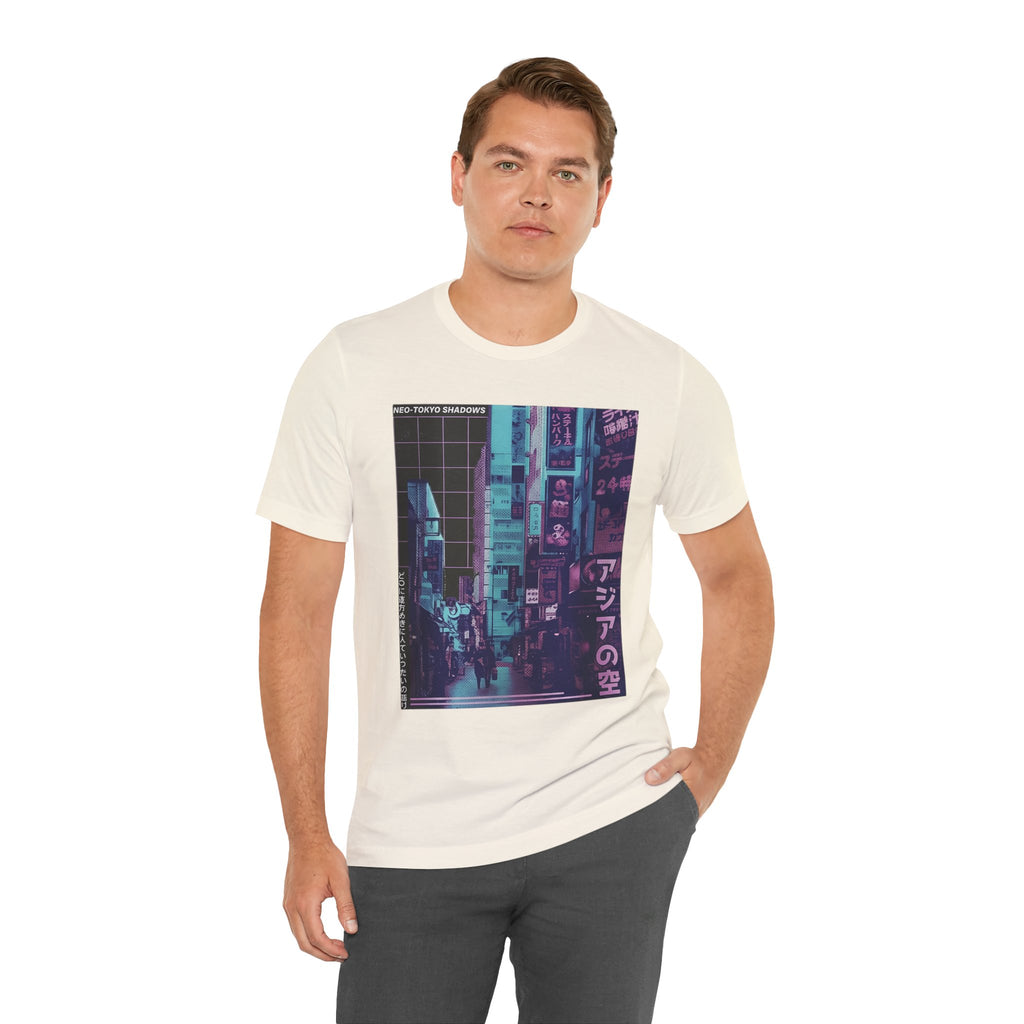 Vaporwave Tokyo Street T-Shirt — Retro Neon Japan Aesthetic Tee
