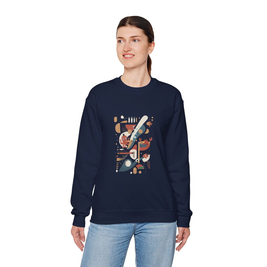 Abstract Music Crewneck Sweatshirt