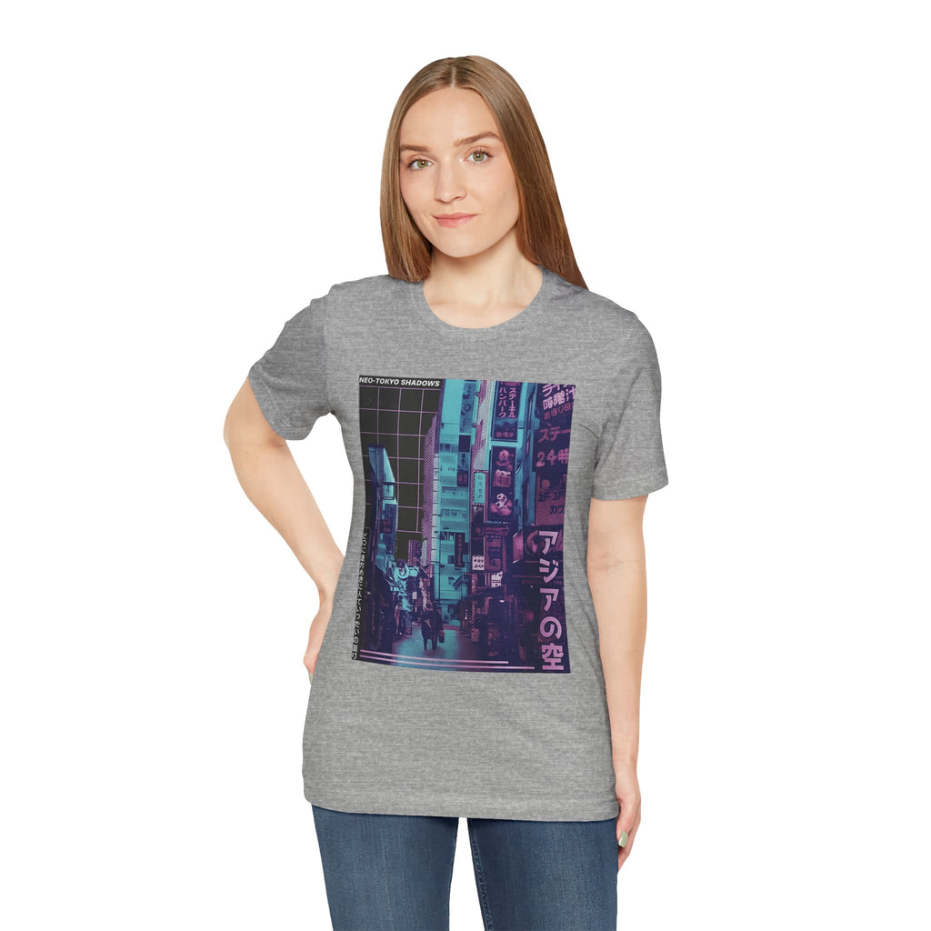 Vaporwave Tokyo Street T-Shirt — Retro Neon Japan Aesthetic Tee