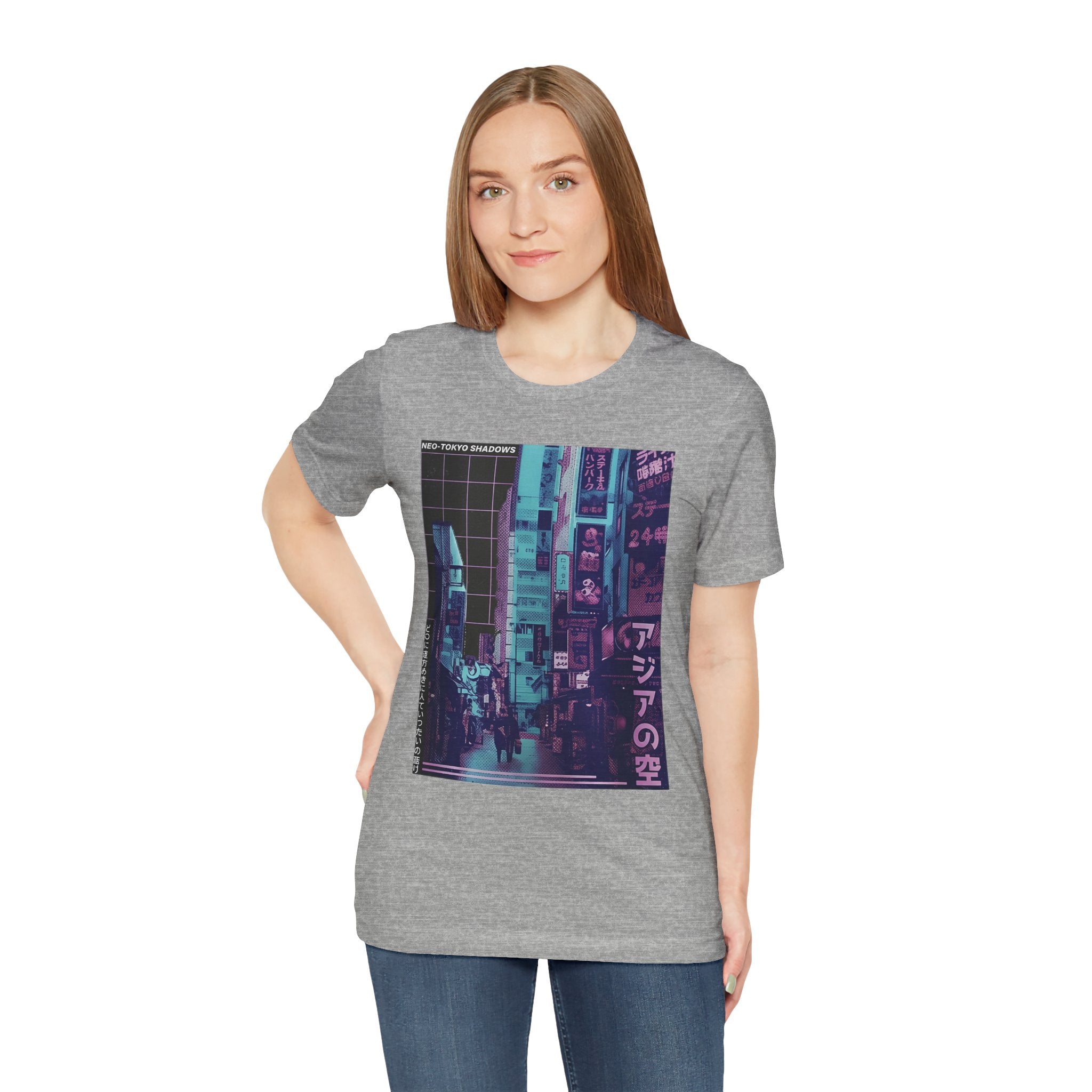 Vaporwave Tokyo Street T-Shirt — Retro Neon Japan Aesthetic Tee