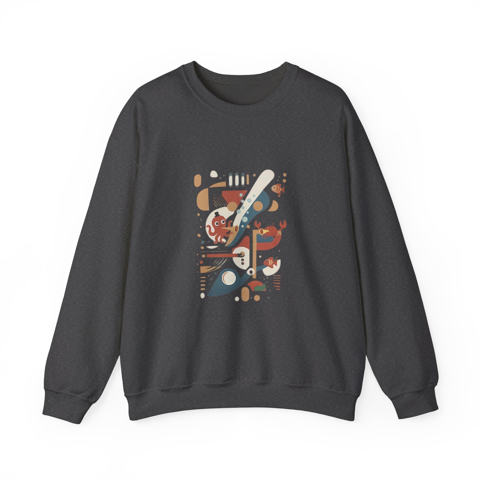 Abstract Music Crewneck Sweatshirt