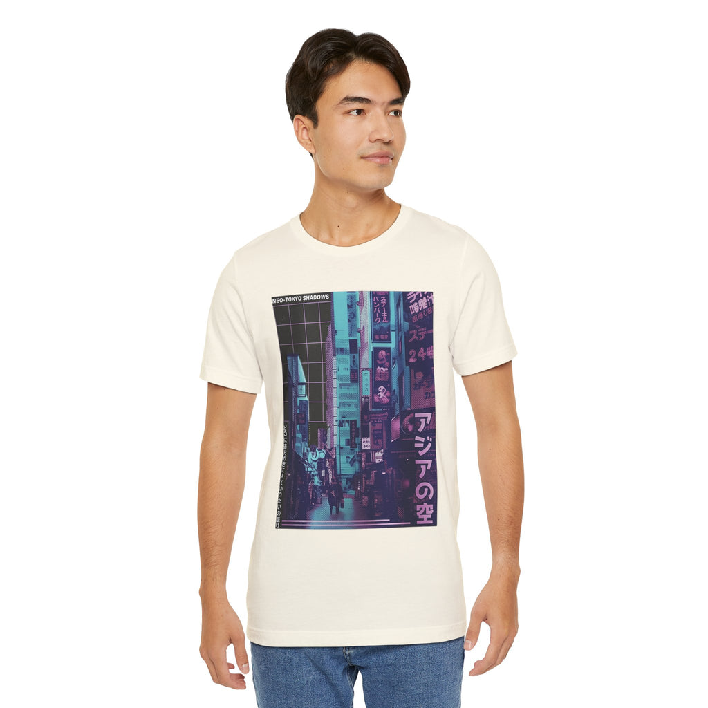 Vaporwave Tokyo Street T-Shirt — Retro Neon Japan Aesthetic Tee
