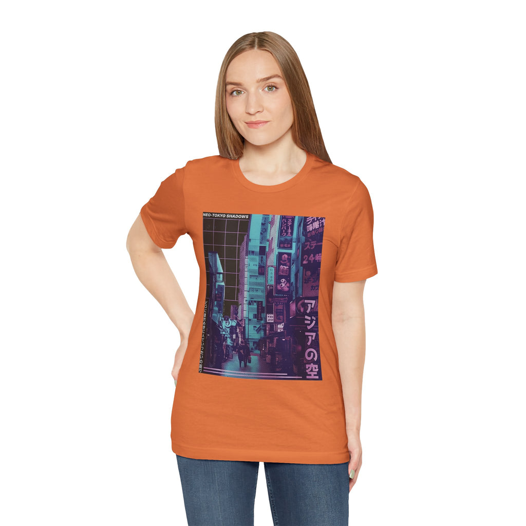 Vaporwave Tokyo Street T-Shirt — Retro Neon Japan Aesthetic Tee