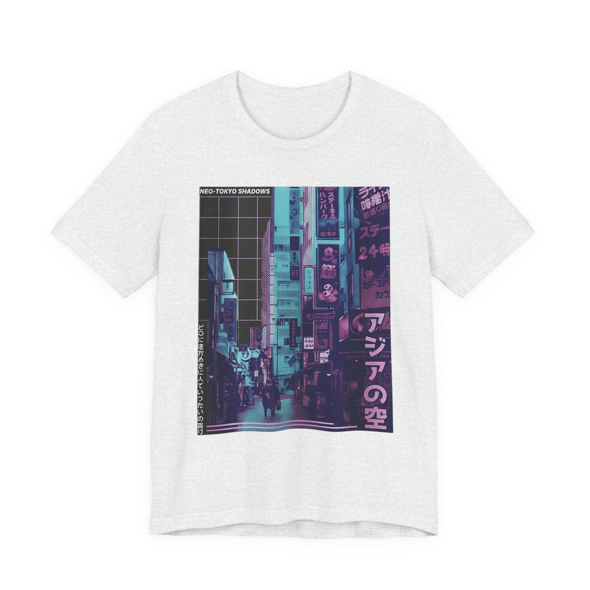 Vaporwave Tokyo Street T-Shirt — Retro Neon Japan Aesthetic Tee