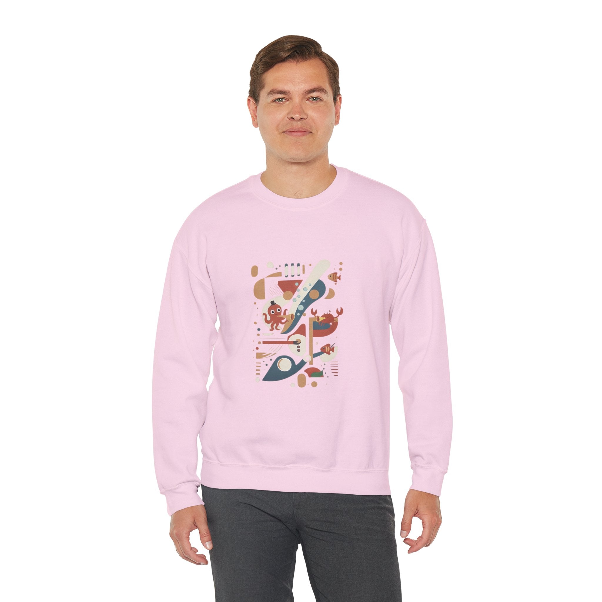 Abstract Music Crewneck Sweatshirt