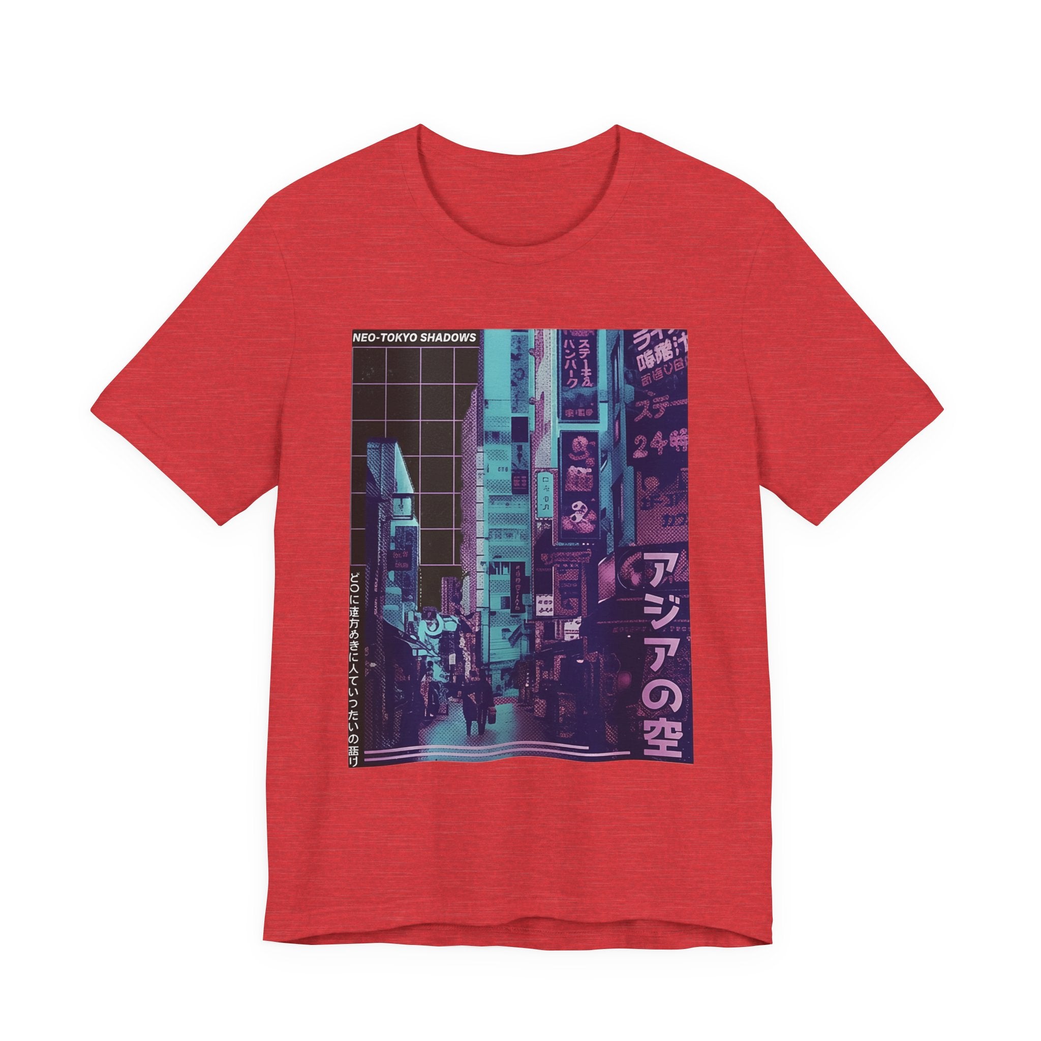 Vaporwave Tokyo Street T-Shirt — Retro Neon Japan Aesthetic Tee