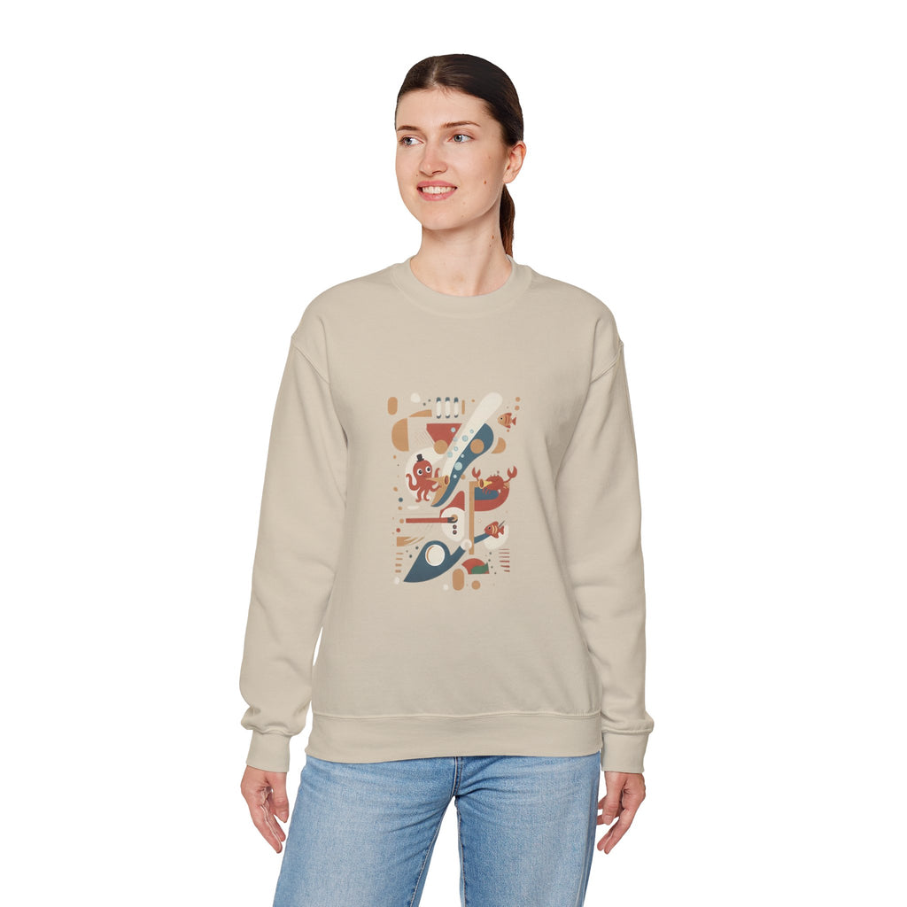 Abstract Music Crewneck Sweatshirt