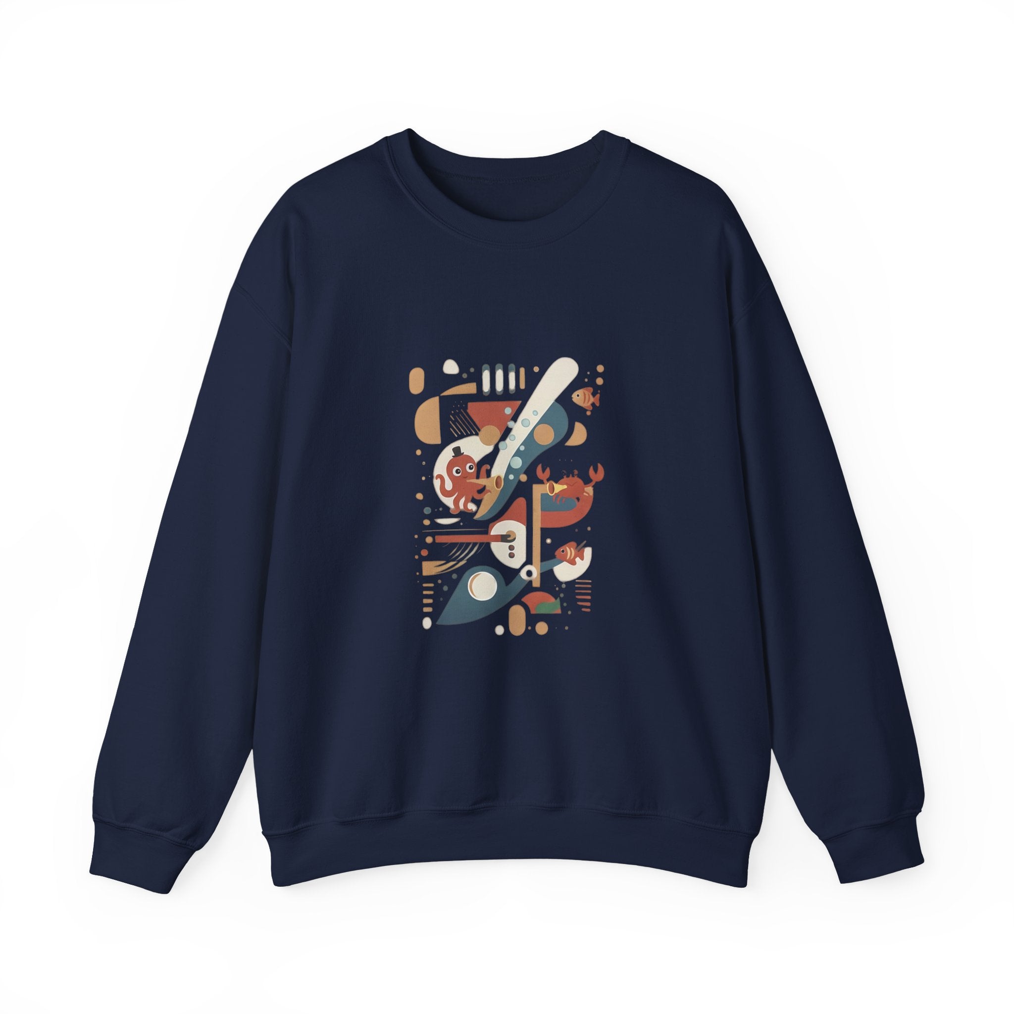 Abstract Music Crewneck Sweatshirt
