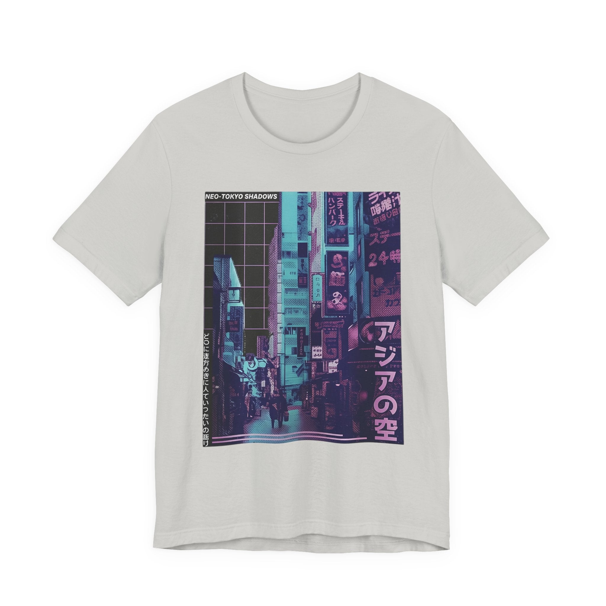 Vaporwave Tokyo Street T-Shirt — Retro Neon Japan Aesthetic Tee