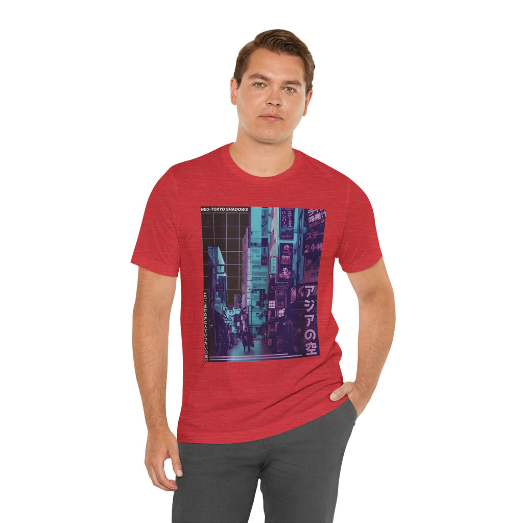 Vaporwave Tokyo Street T-Shirt — Retro Neon Japan Aesthetic Tee