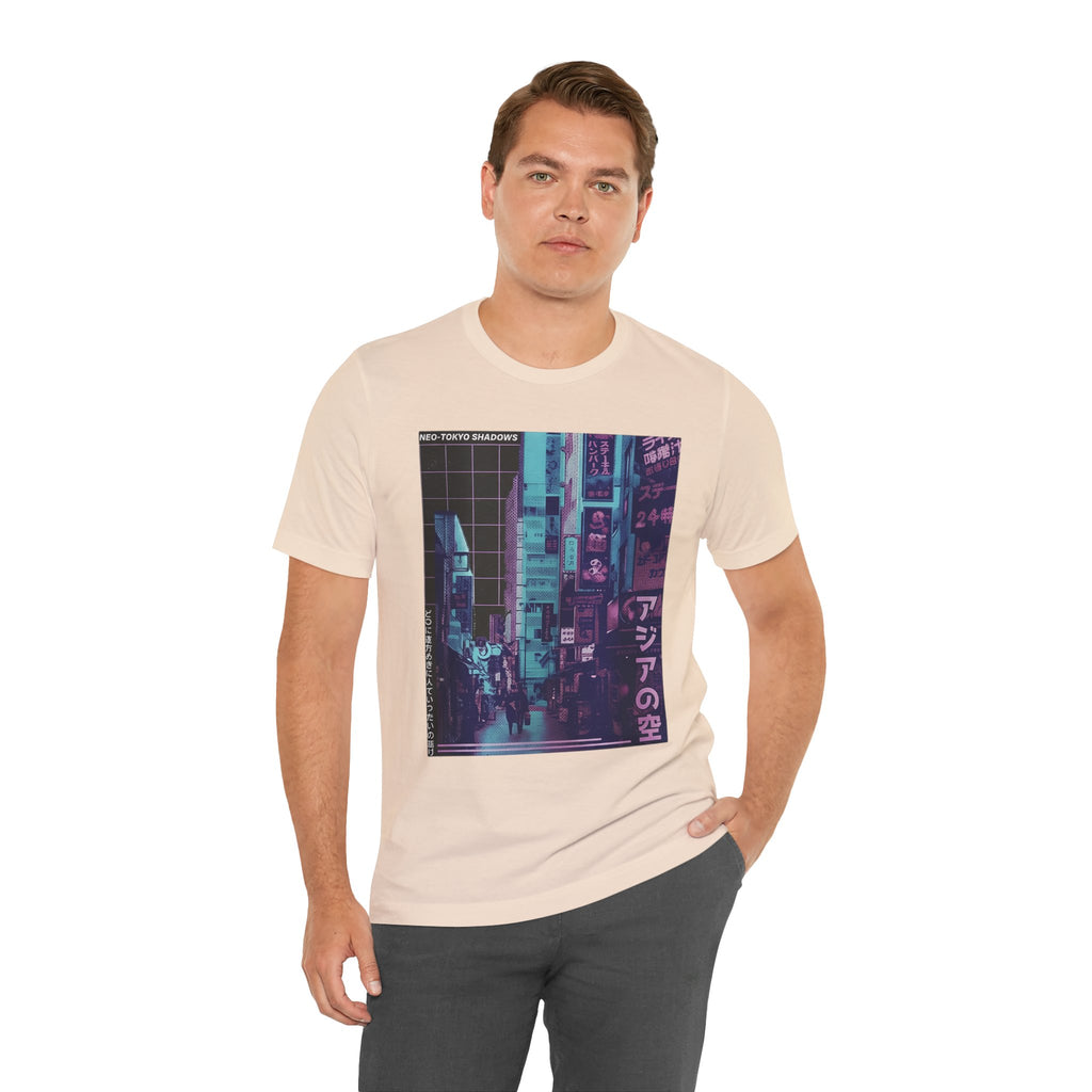 Vaporwave Tokyo Street T-Shirt — Retro Neon Japan Aesthetic Tee