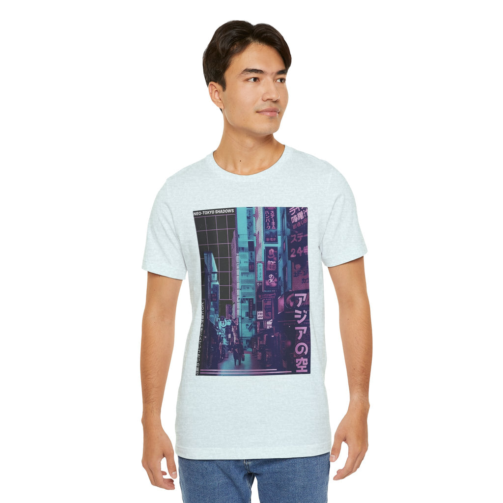 Vaporwave Tokyo Street T-Shirt — Retro Neon Japan Aesthetic Tee
