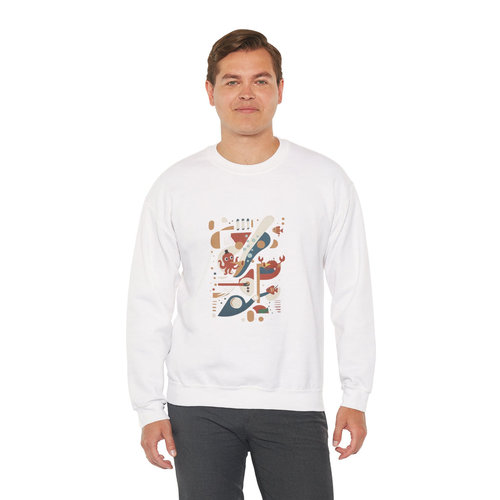 Abstract Music Crewneck Sweatshirt