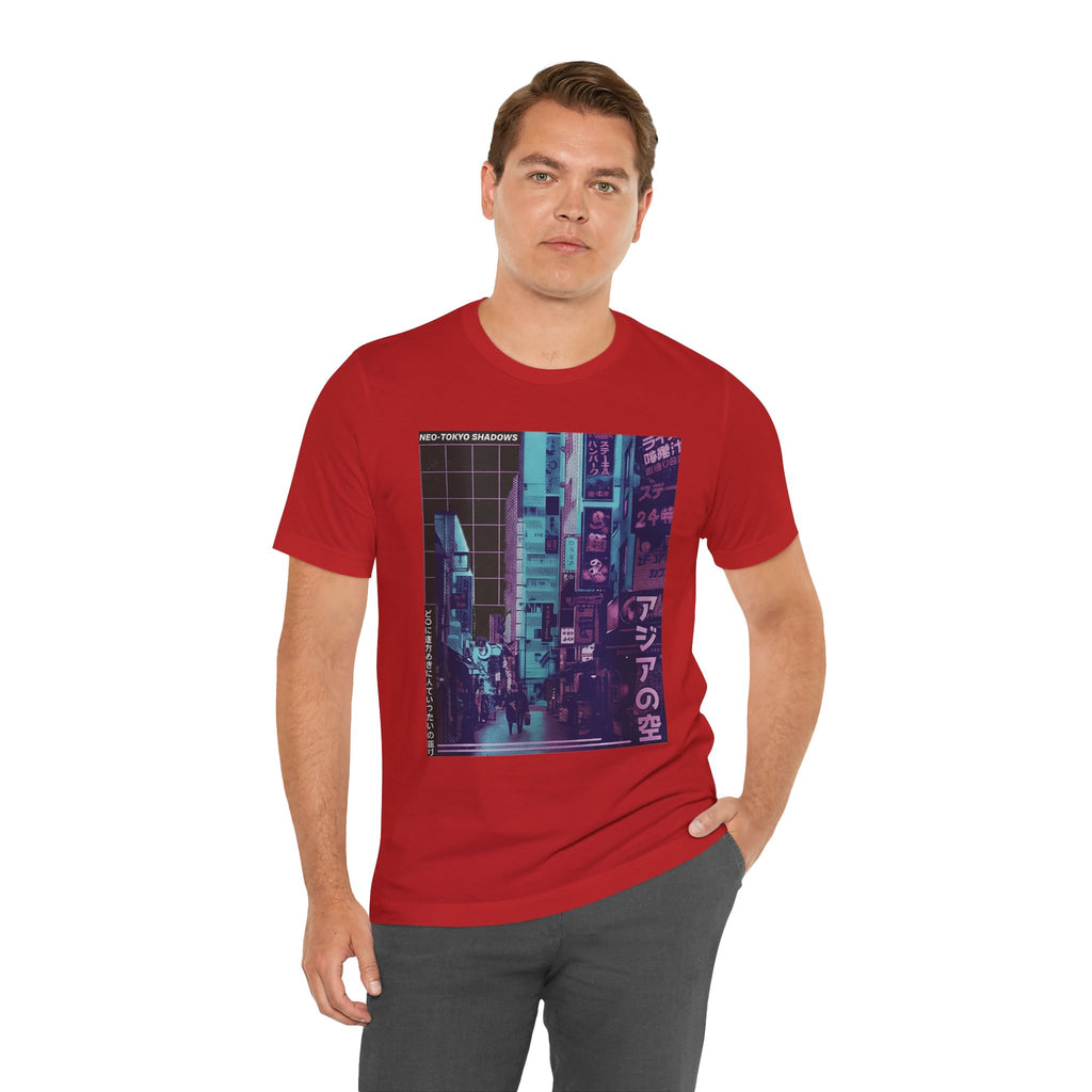 Vaporwave Tokyo Street T-Shirt — Retro Neon Japan Aesthetic Tee