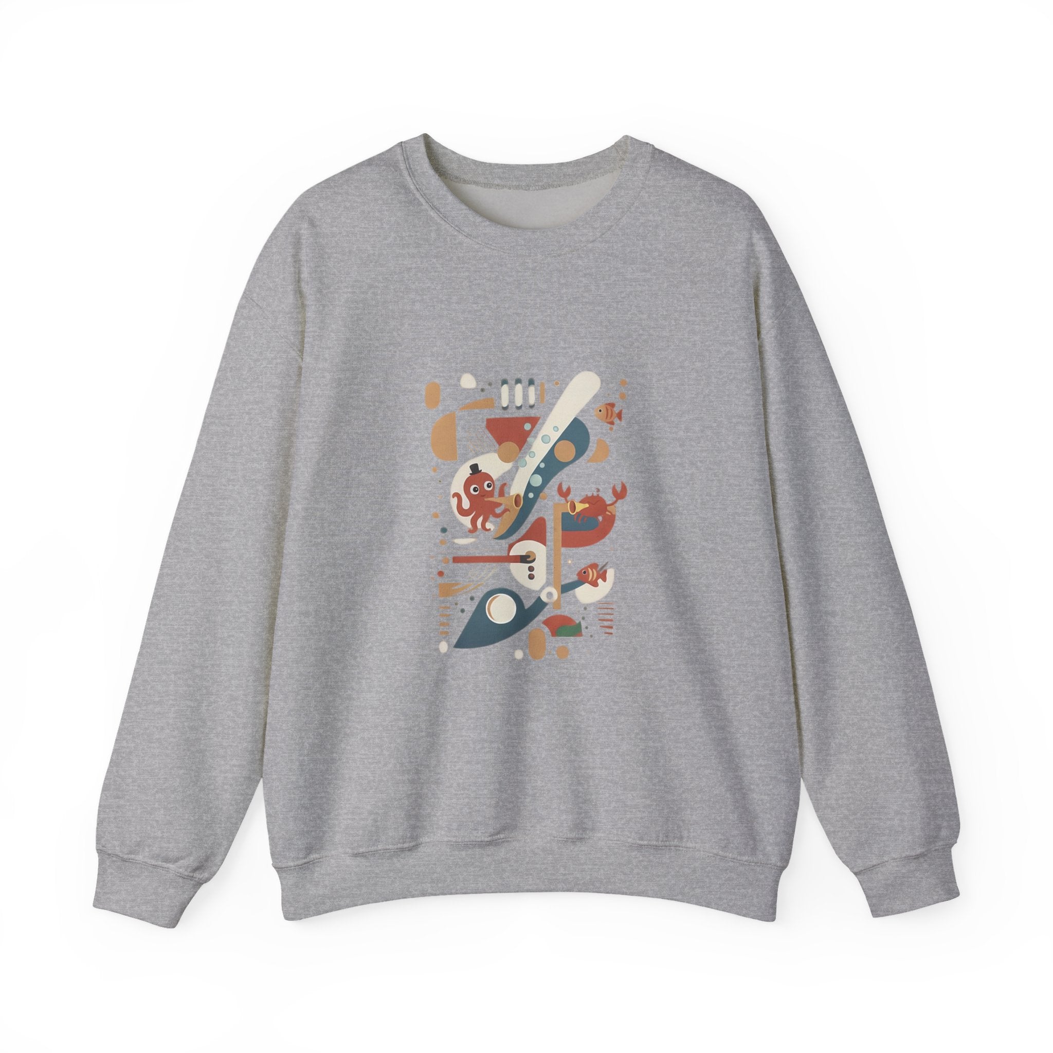 Abstract Music Crewneck Sweatshirt