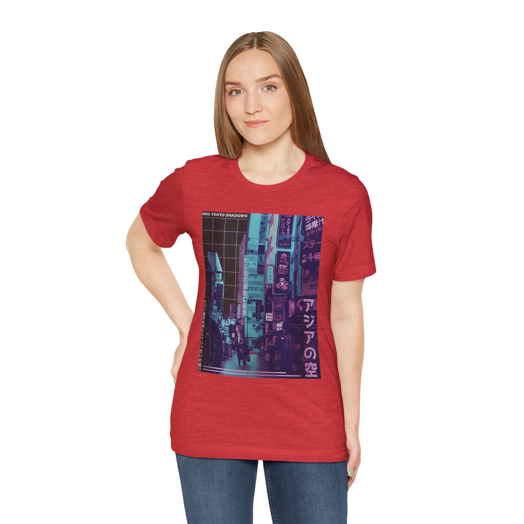 Vaporwave Tokyo Street T-Shirt — Retro Neon Japan Aesthetic Tee