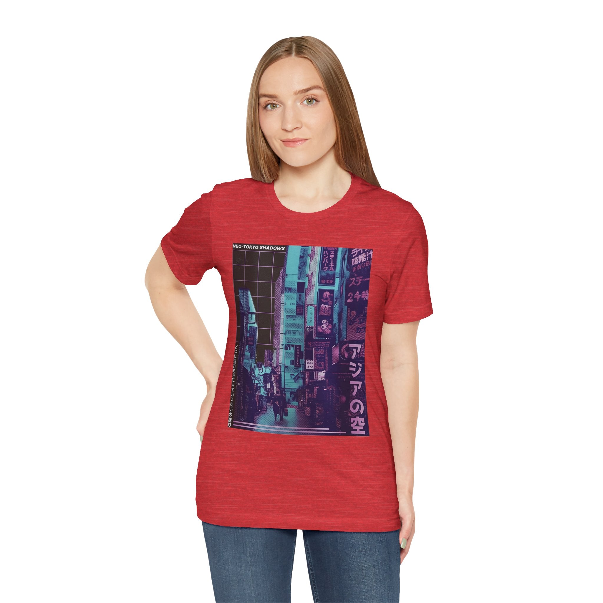 Vaporwave Tokyo Street T-Shirt — Retro Neon Japan Aesthetic Tee