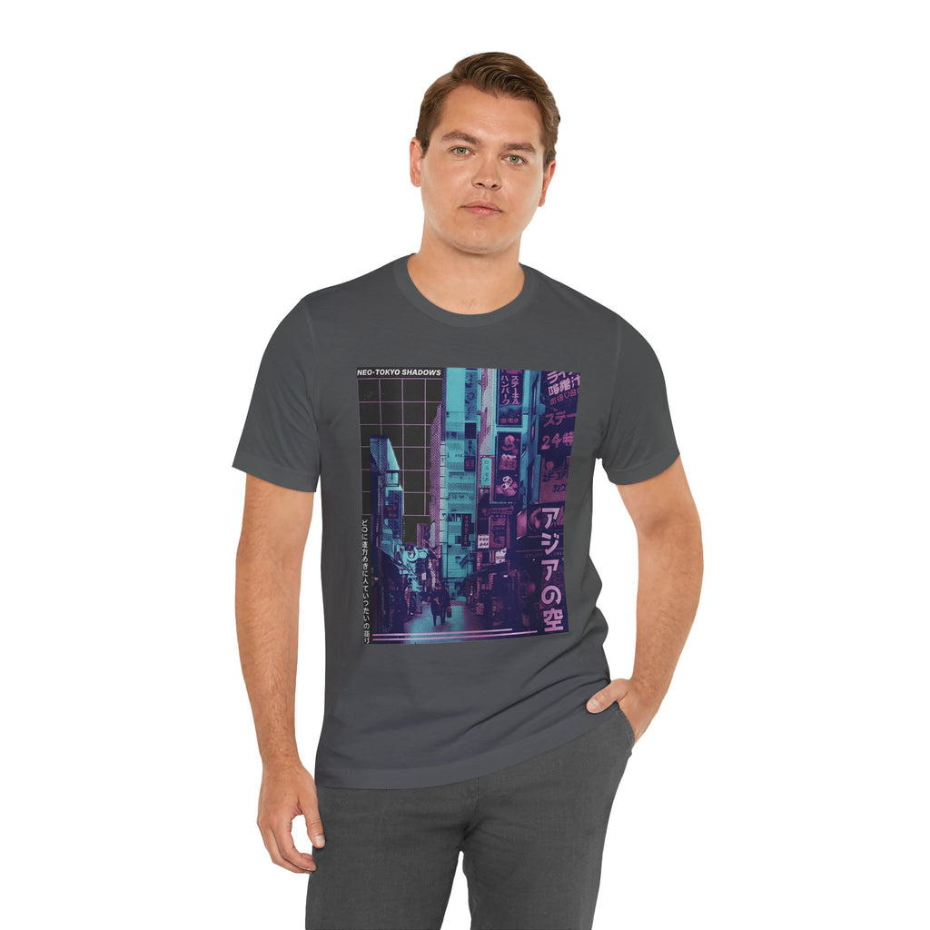 Vaporwave Tokyo Street T-Shirt — Retro Neon Japan Aesthetic Tee