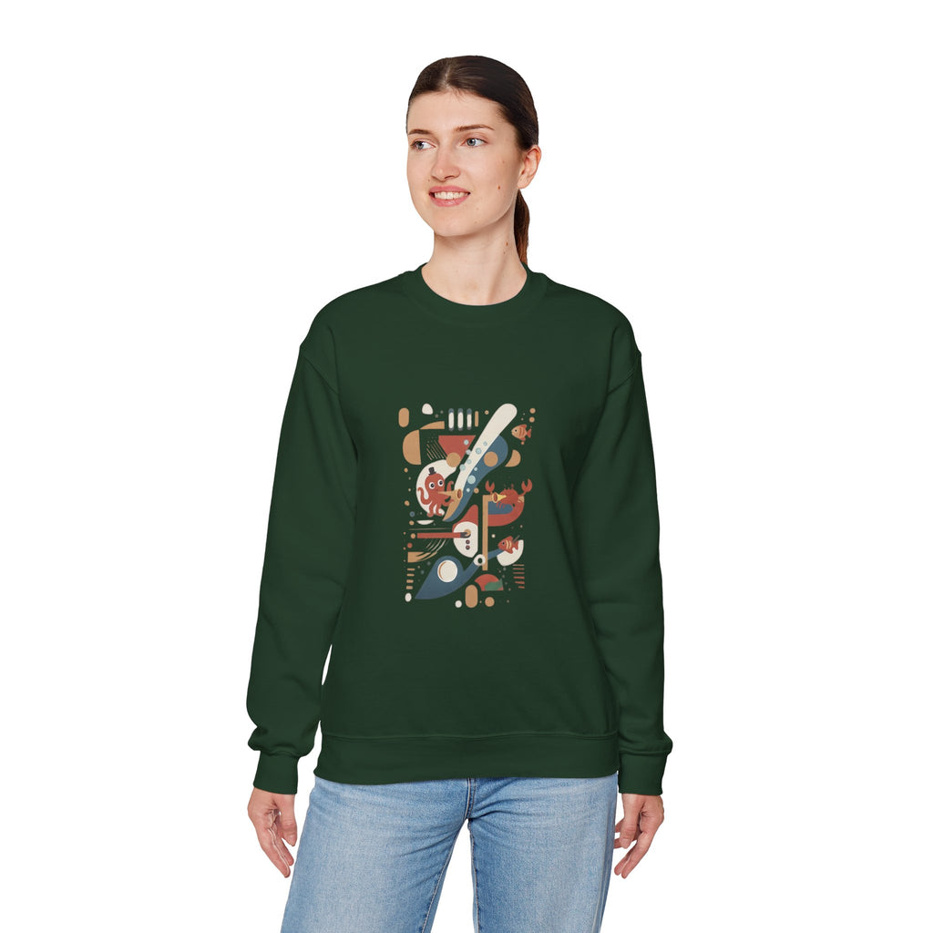 Abstract Music Crewneck Sweatshirt