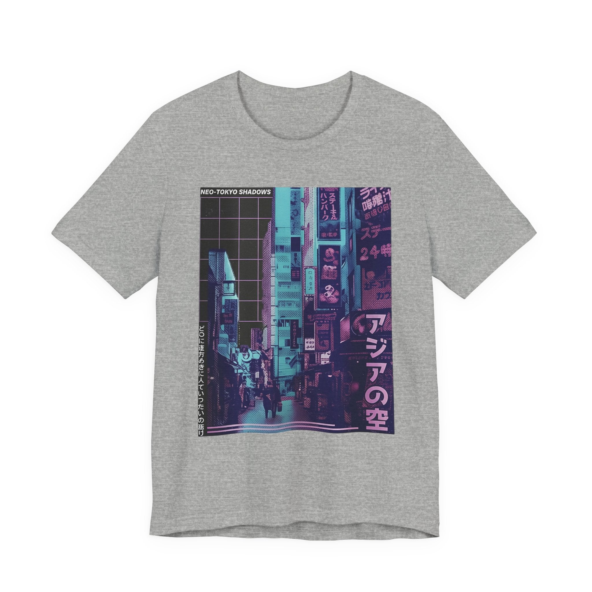 Vaporwave Tokyo Street T-Shirt — Retro Neon Japan Aesthetic Tee