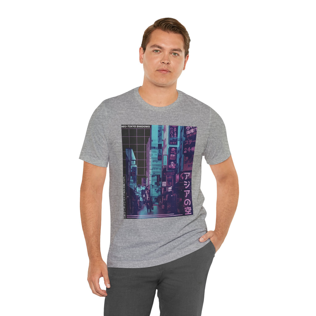 Vaporwave Tokyo Street T-Shirt — Retro Neon Japan Aesthetic Tee