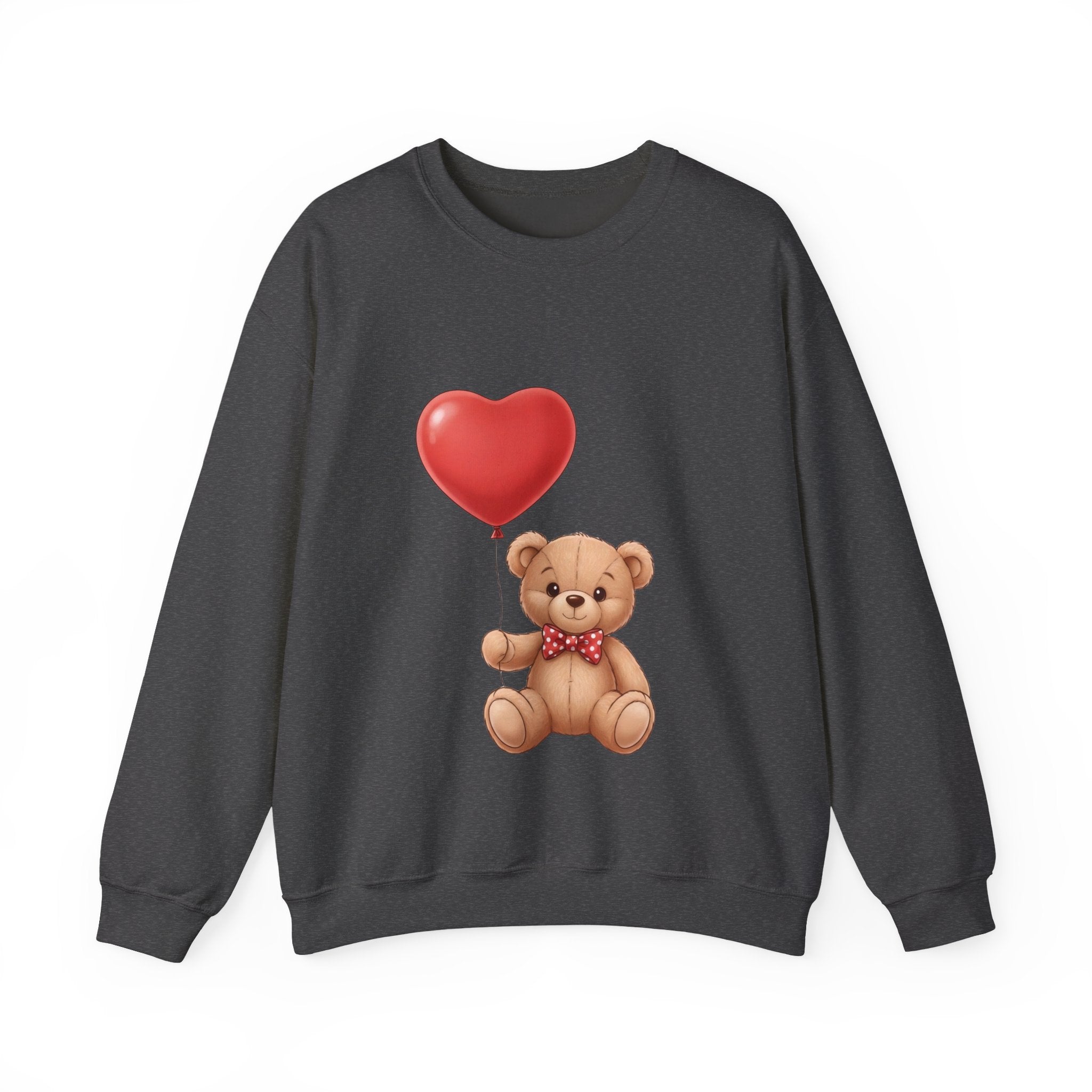 Teddy Bear with Heart Balloon Sweatshirt