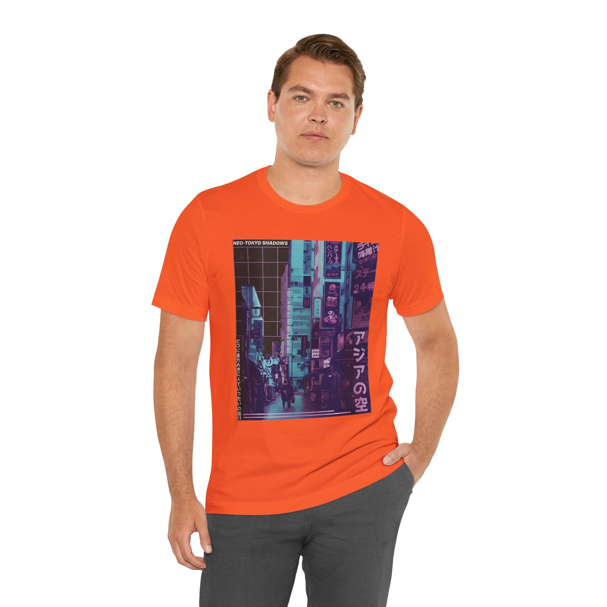 Vaporwave Tokyo Street T-Shirt — Retro Neon Japan Aesthetic Tee