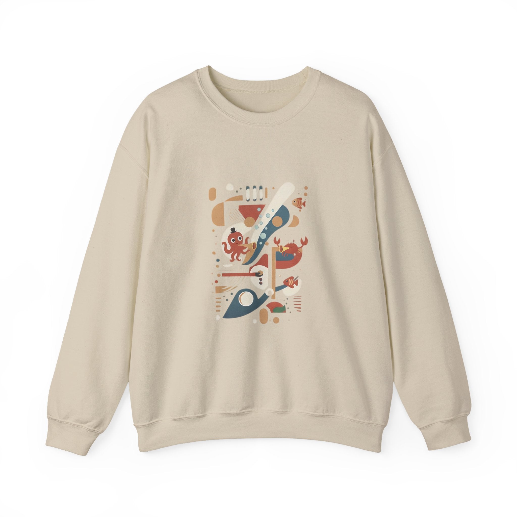 Abstract Music Crewneck Sweatshirt