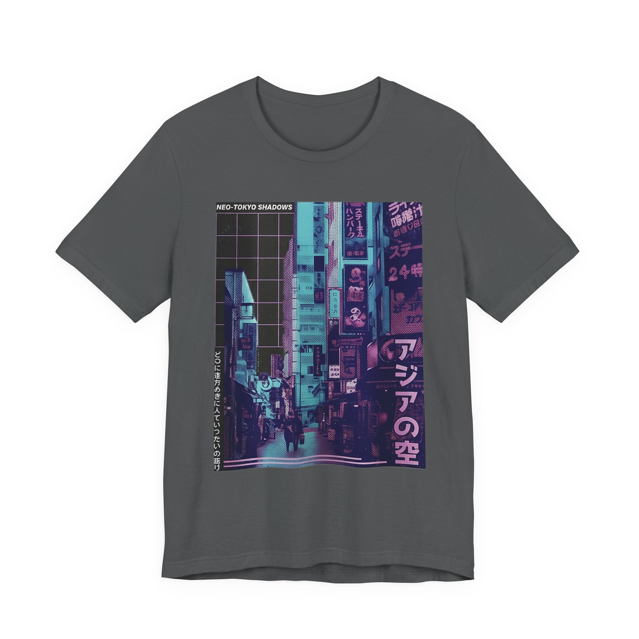 Vaporwave Tokyo Street T-Shirt — Retro Neon Japan Aesthetic Tee