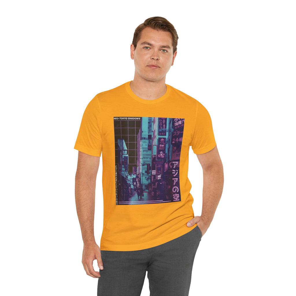 Vaporwave Tokyo Street T-Shirt — Retro Neon Japan Aesthetic Tee