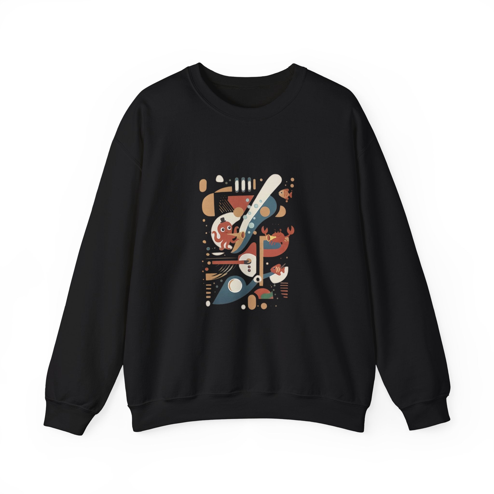 Abstract Music Crewneck Sweatshirt