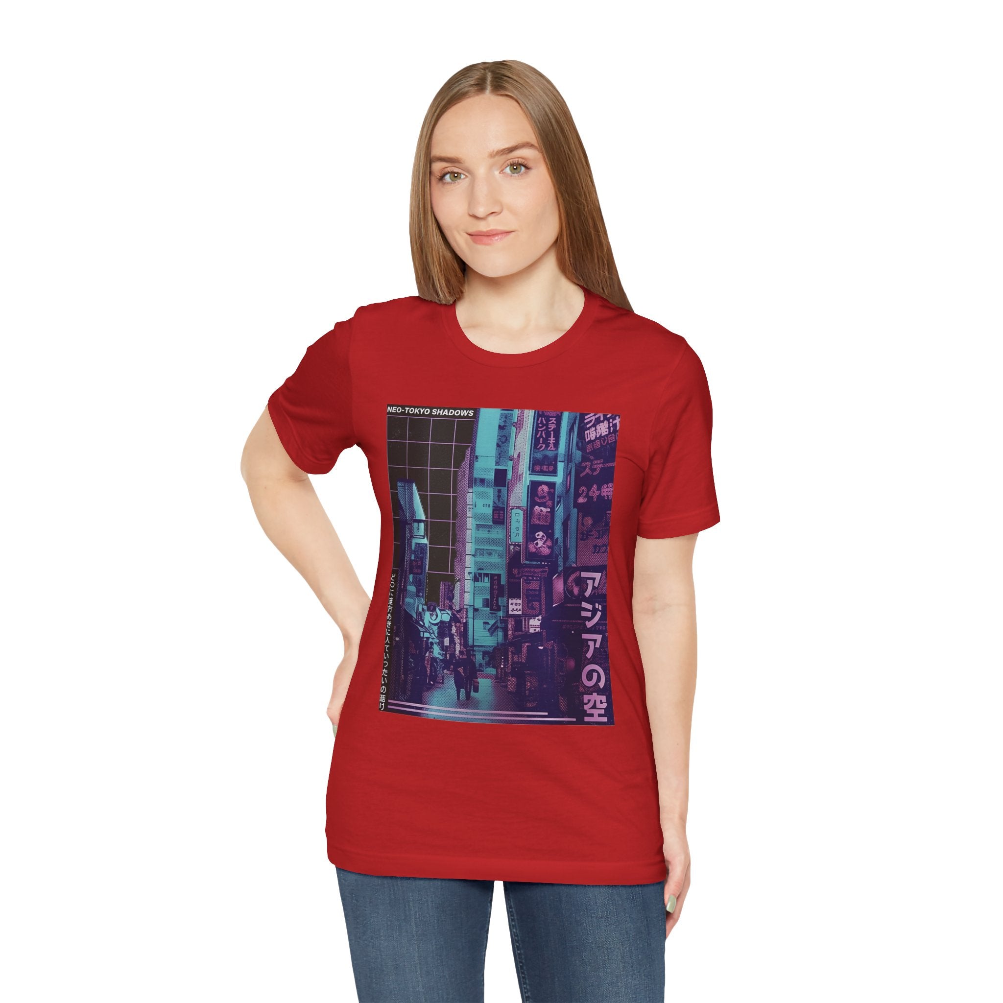 Vaporwave Tokyo Street T-Shirt — Retro Neon Japan Aesthetic Tee