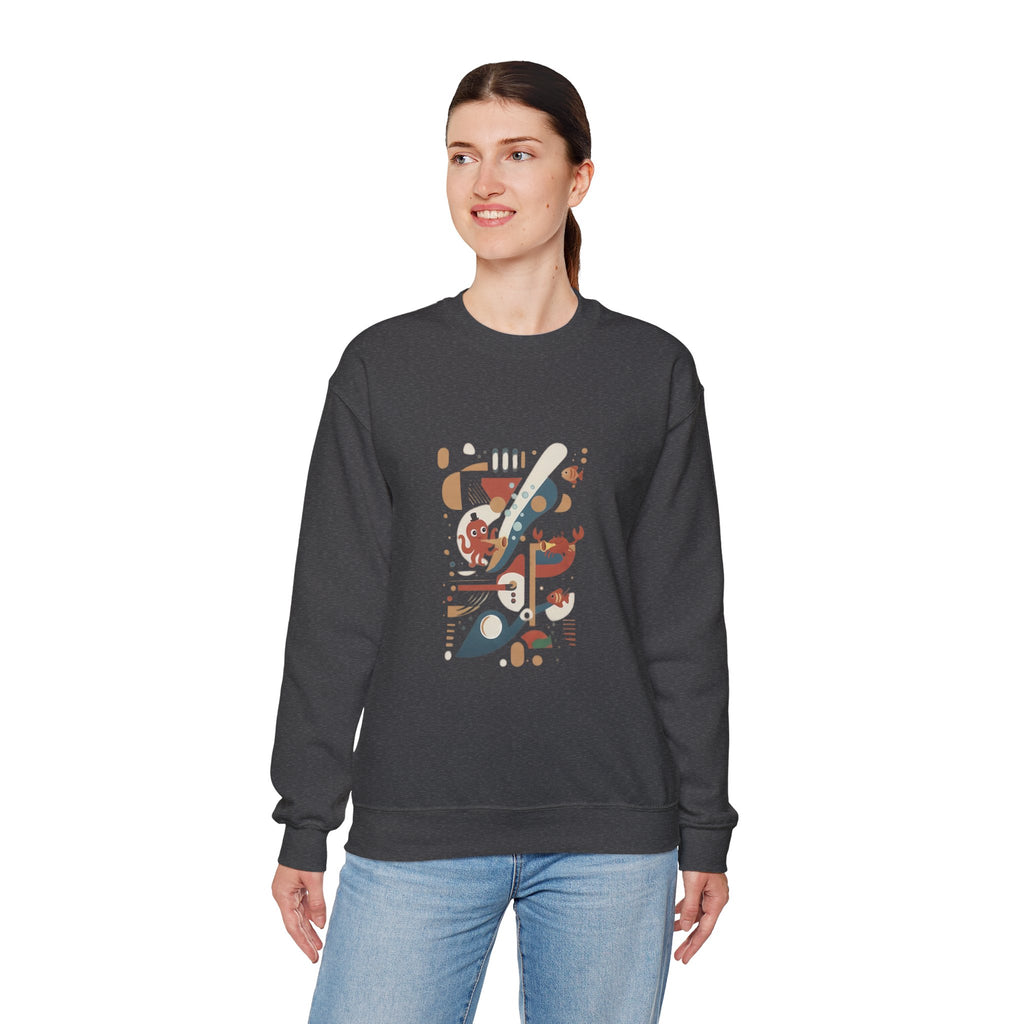 Abstract Music Crewneck Sweatshirt