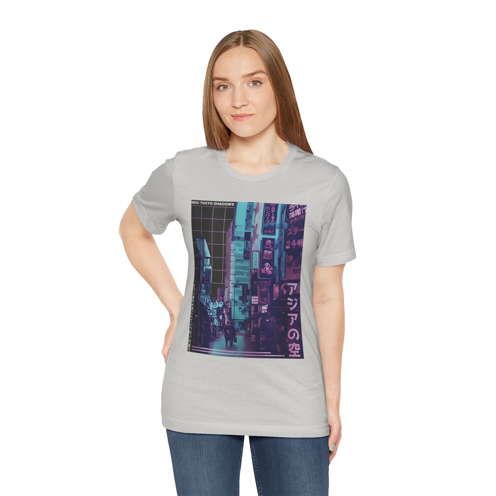 Vaporwave Tokyo Street T-Shirt — Retro Neon Japan Aesthetic Tee