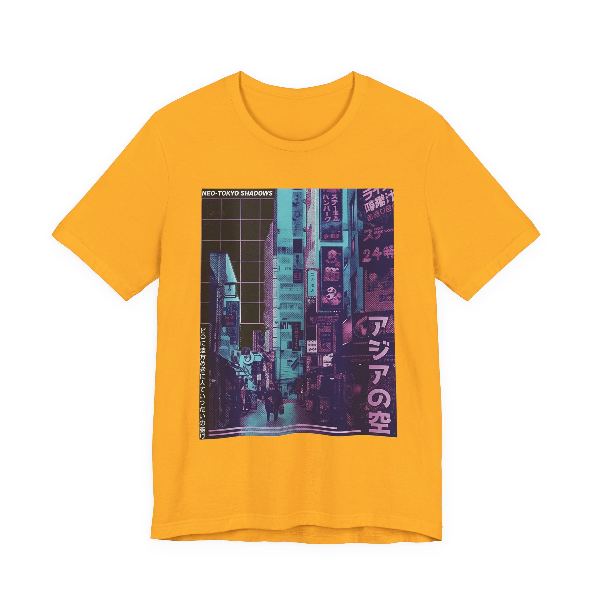 Vaporwave Tokyo Street T-Shirt — Retro Neon Japan Aesthetic Tee