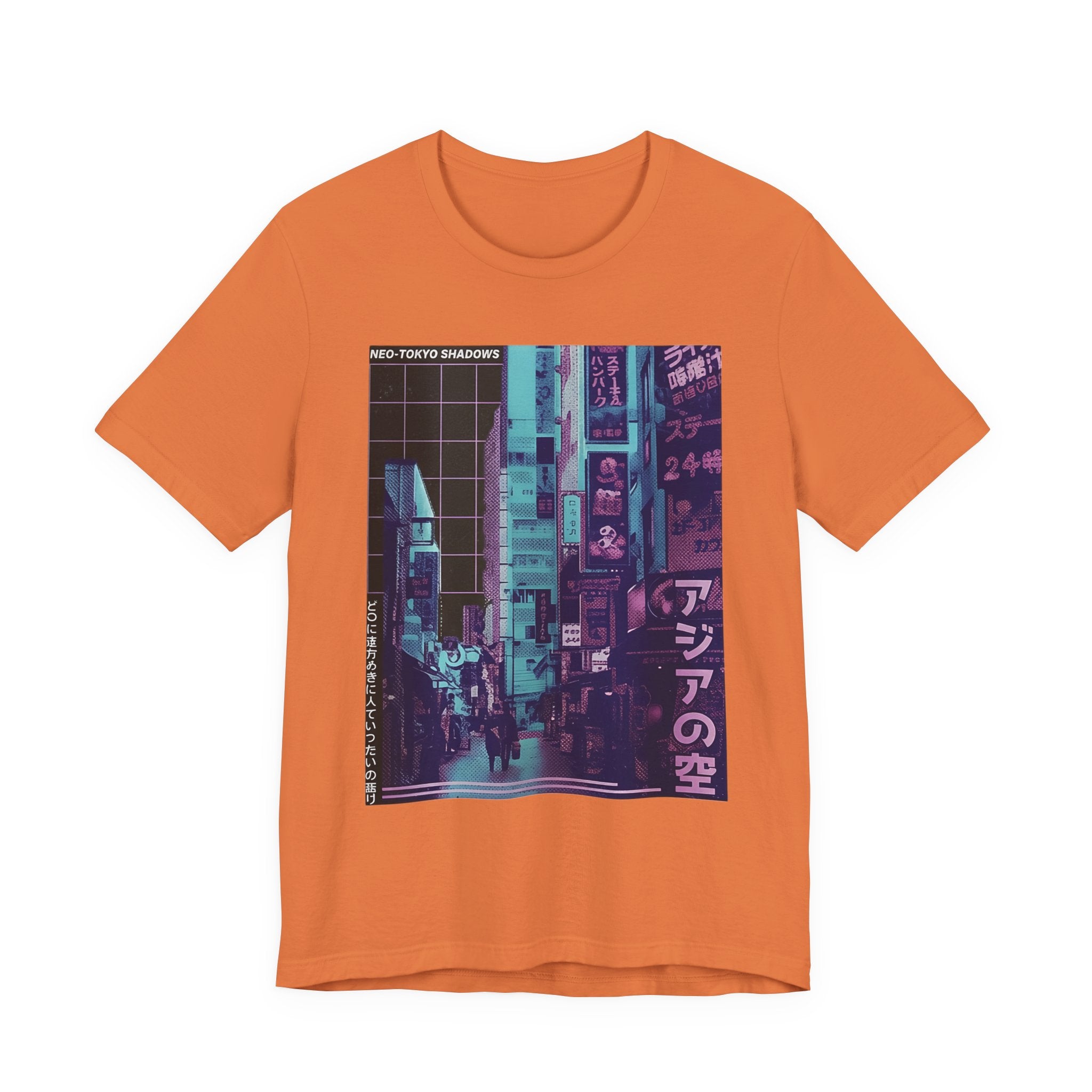 Vaporwave Tokyo Street T-Shirt — Retro Neon Japan Aesthetic Tee