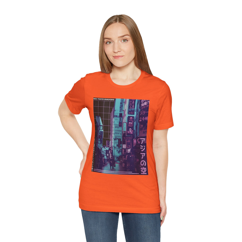 Vaporwave Tokyo Street T-Shirt — Retro Neon Japan Aesthetic Tee