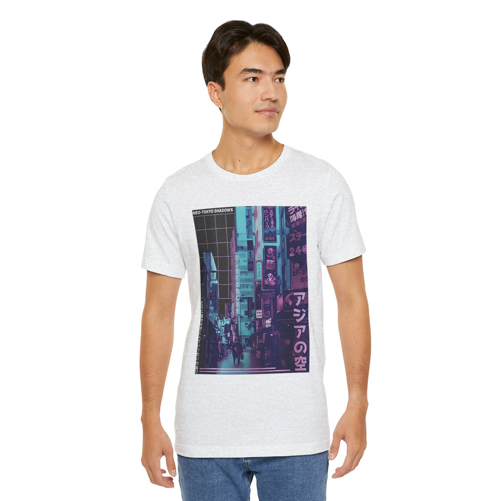 Vaporwave Tokyo Street T-Shirt — Retro Neon Japan Aesthetic Tee