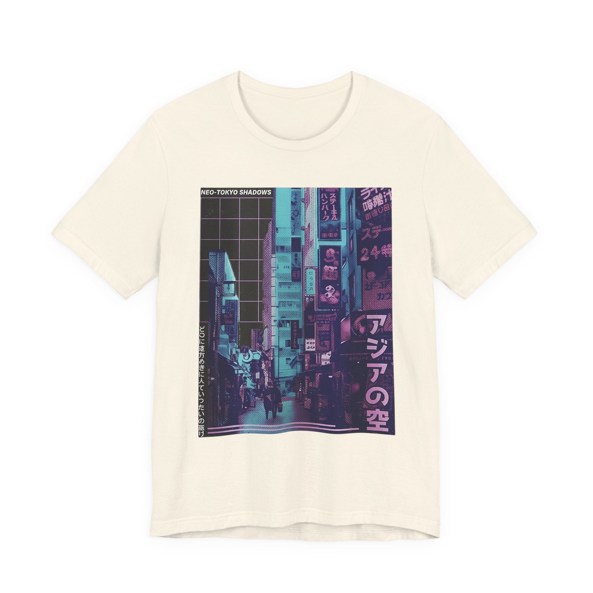 Vaporwave Tokyo Street T-Shirt — Retro Neon Japan Aesthetic Tee
