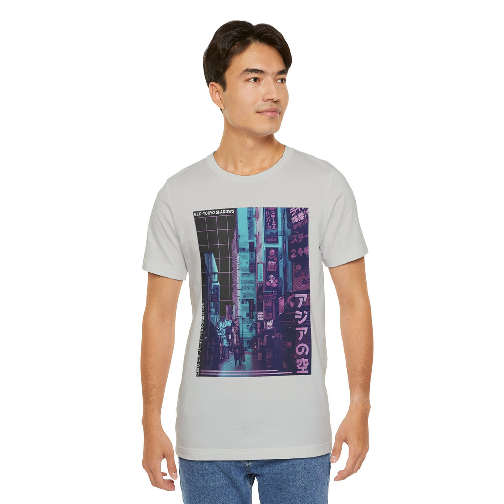 Vaporwave Tokyo Street T-Shirt — Retro Neon Japan Aesthetic Tee