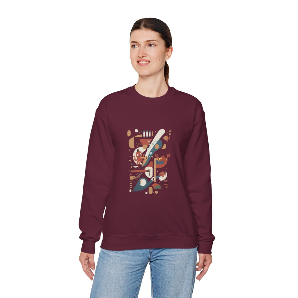 Abstract Music Crewneck Sweatshirt