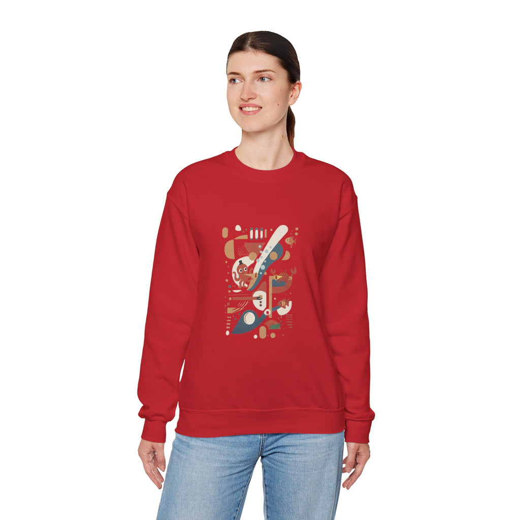 Abstract Music Crewneck Sweatshirt