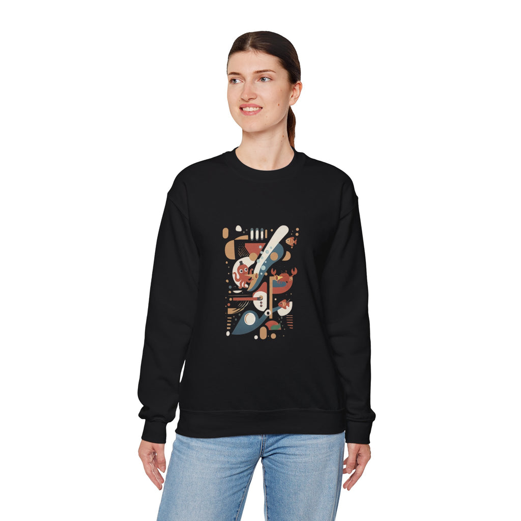 Abstract Music Crewneck Sweatshirt