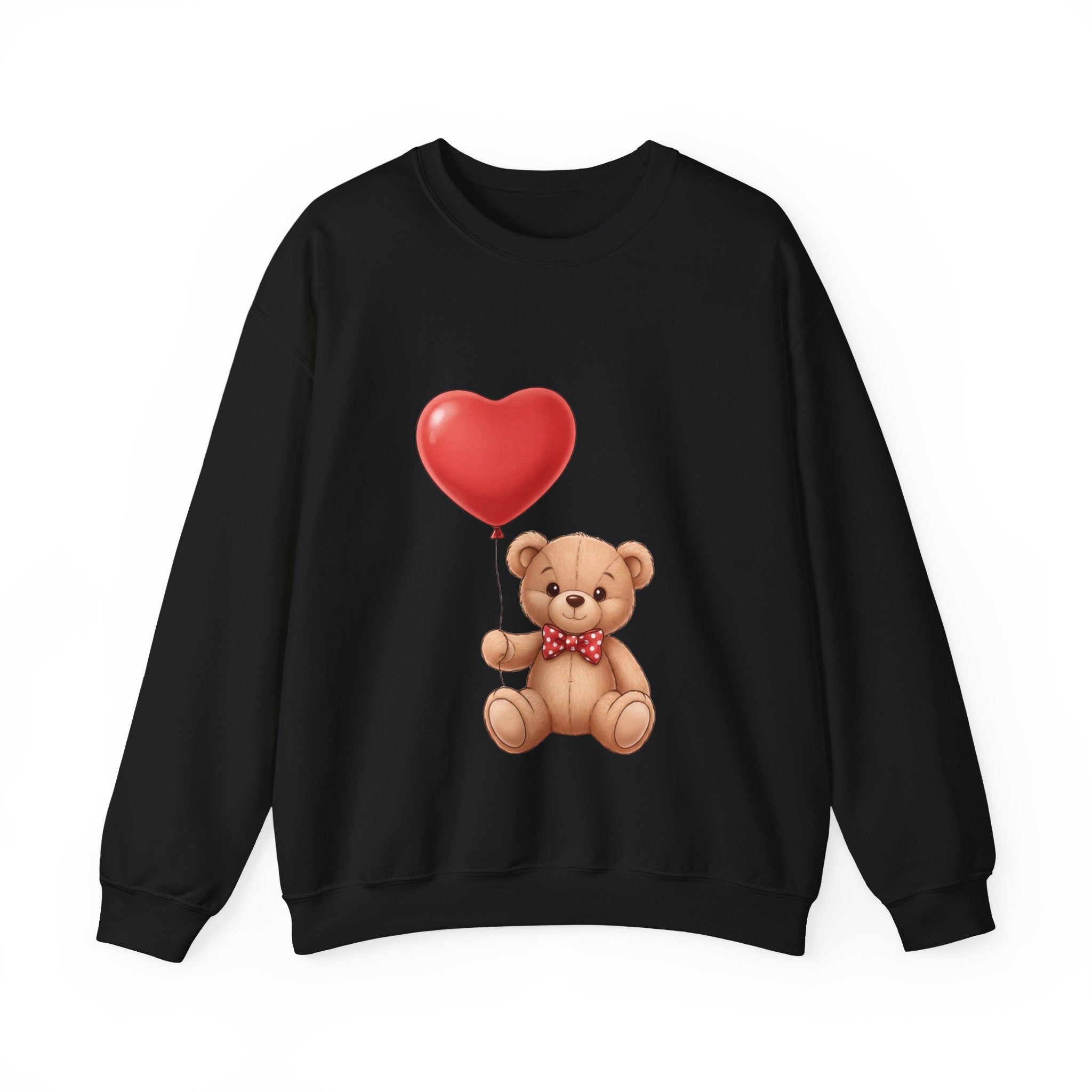 Teddy Bear with Heart Balloon Sweatshirt