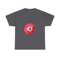 8-Ball Graphic Tee — Pink Pool Ball Casual T-Shirt