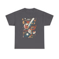 Abstract Ocean Creatures T-Shirt — Modern Sea Life Graphic Tee